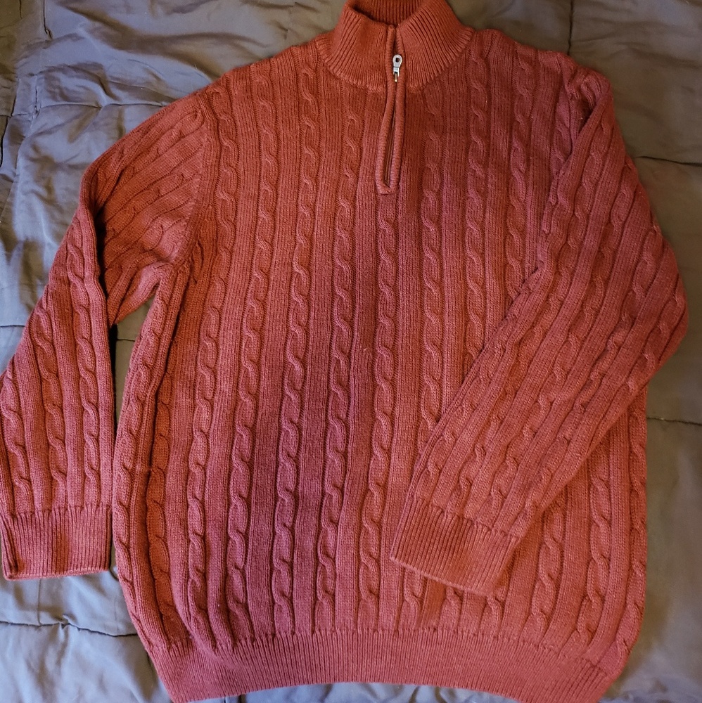 NWOT Men's Croft & Barrow maroon XL sweater